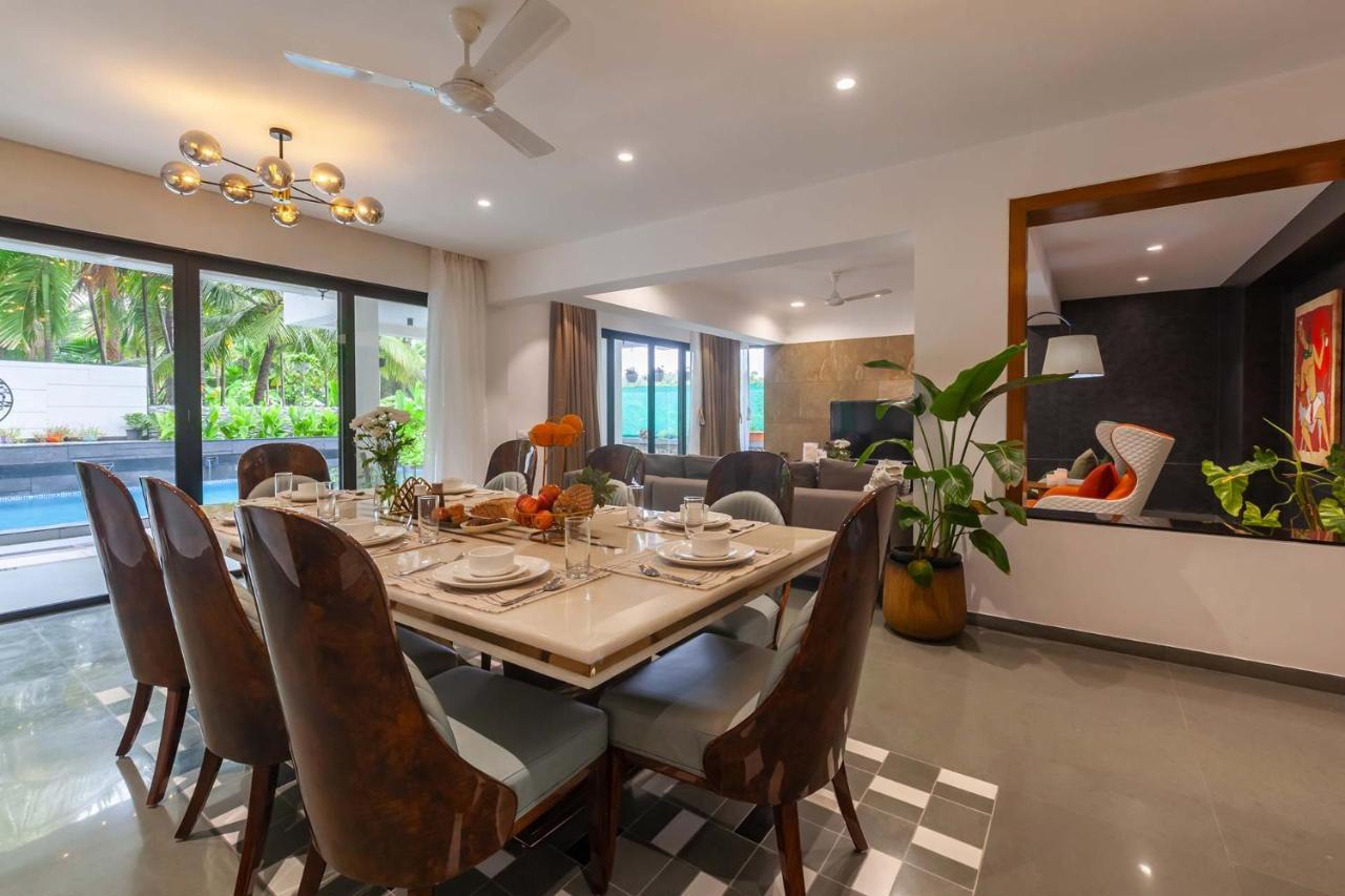 Villa Sereno: Elegant Retreat with Pool, Jacuzzi, and Entertainment Alibag Exterior photo